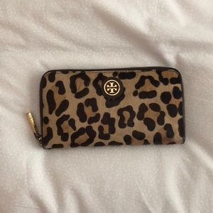 Tory Burch leopard wallet